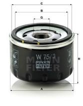 Mann W753 - [**]FILTRO ACEITE