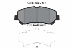 Textar 2463201 - PASTILLA DE FRENO