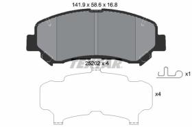 Textar 2520201 - PASTILLA DE FRENO