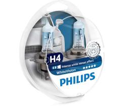 Philips 12342WHVSM - LAMPARA H4 WHITEVISION 12V 60/55W P