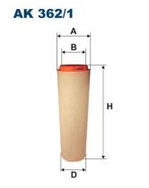 FILTR AK3621 - FILTRO AIRE FILTRON