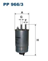 FILTR PP9663 - FILTRO COMBUSTIBLE FILTRON