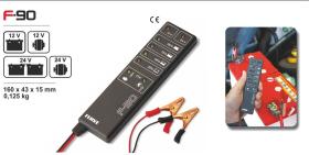 Ferve F90 - FERVE COMPROBADOR DE CARGA DE BATERÍA DE 12 -24 V