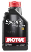 Motul 106374 - MOTUL SPECIFIC VW 504.00-507.00 5W30 1 LITRO