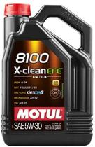 Motul 109471 - MOTUL 8100 X-CLEAN EFE 5W30 5 LITROS ACEA C2/C3