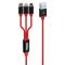 Pool Line 2170 - CABLE CARGADOR RM SONNECT USB 3 EN 1, CONEXIONES TIPO C + MI